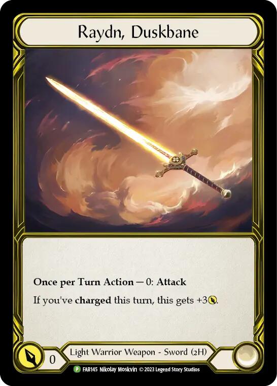 Raydn, Duskbane (Golden) [FAB145] (Promo)  Cold Foil | Webway Games