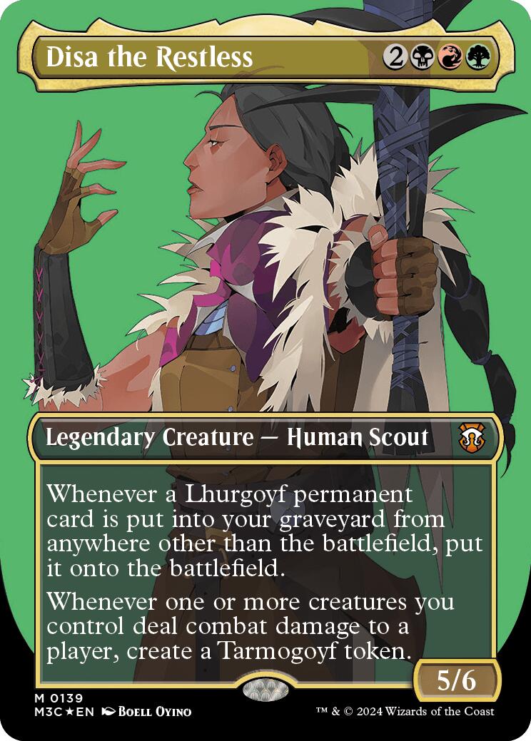 Disa the Restless (Borderless) (Ripple Foil) [Modern Horizons 3 Commander] | Webway Games