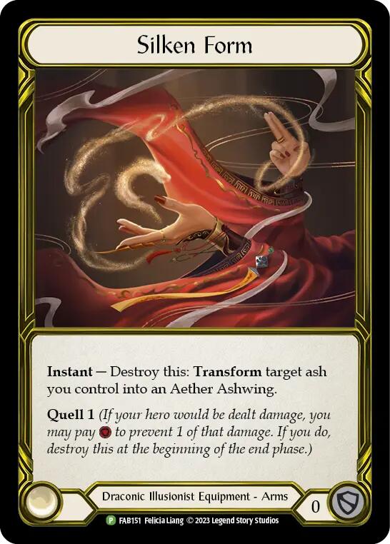 Silken Form (Golden) [FAB151] (Promo)  Cold Foil | Webway Games