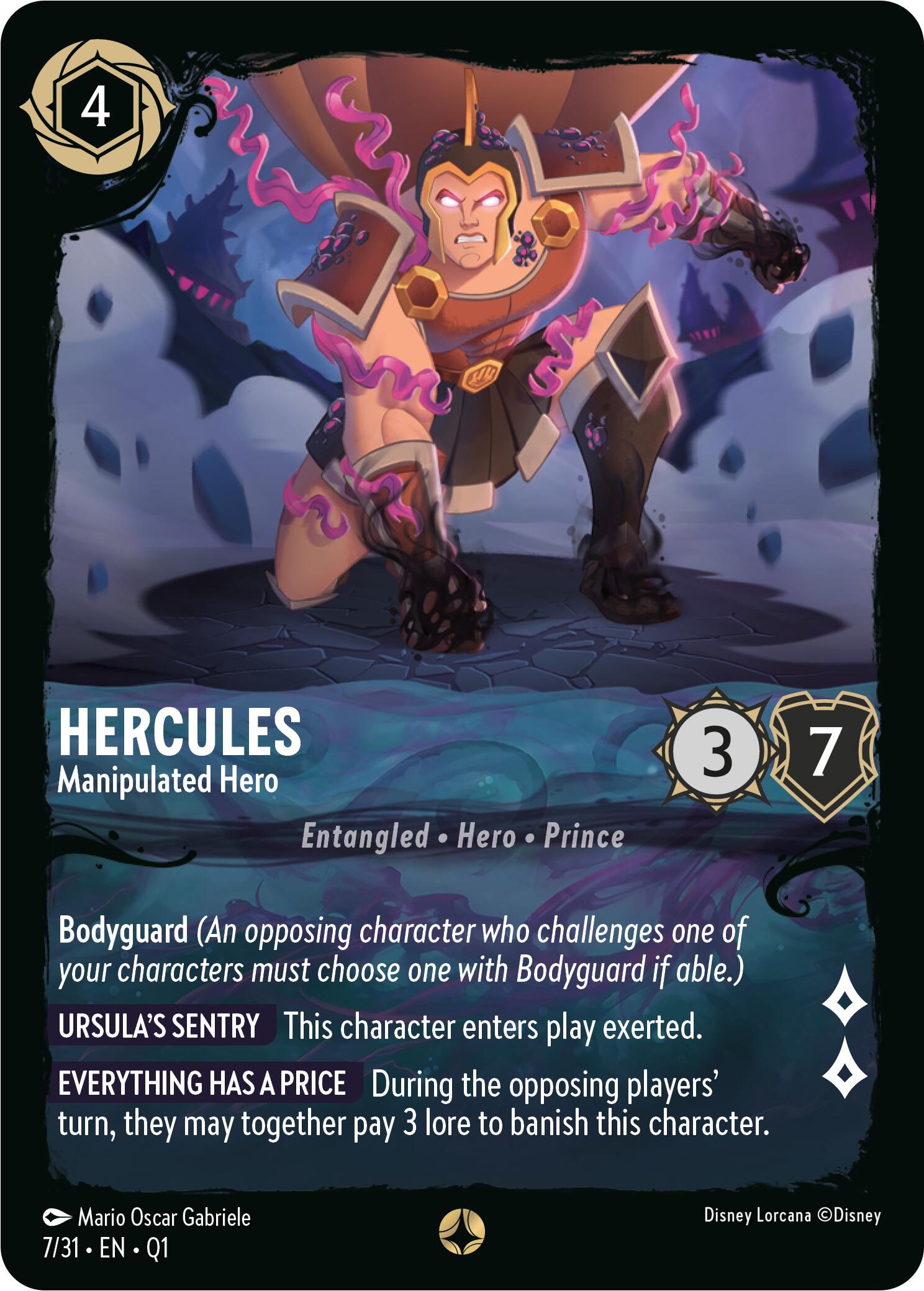 Hercules - Manipulated Hero (7/31) [Illumineer's Quest: Deep Trouble] | Webway Games