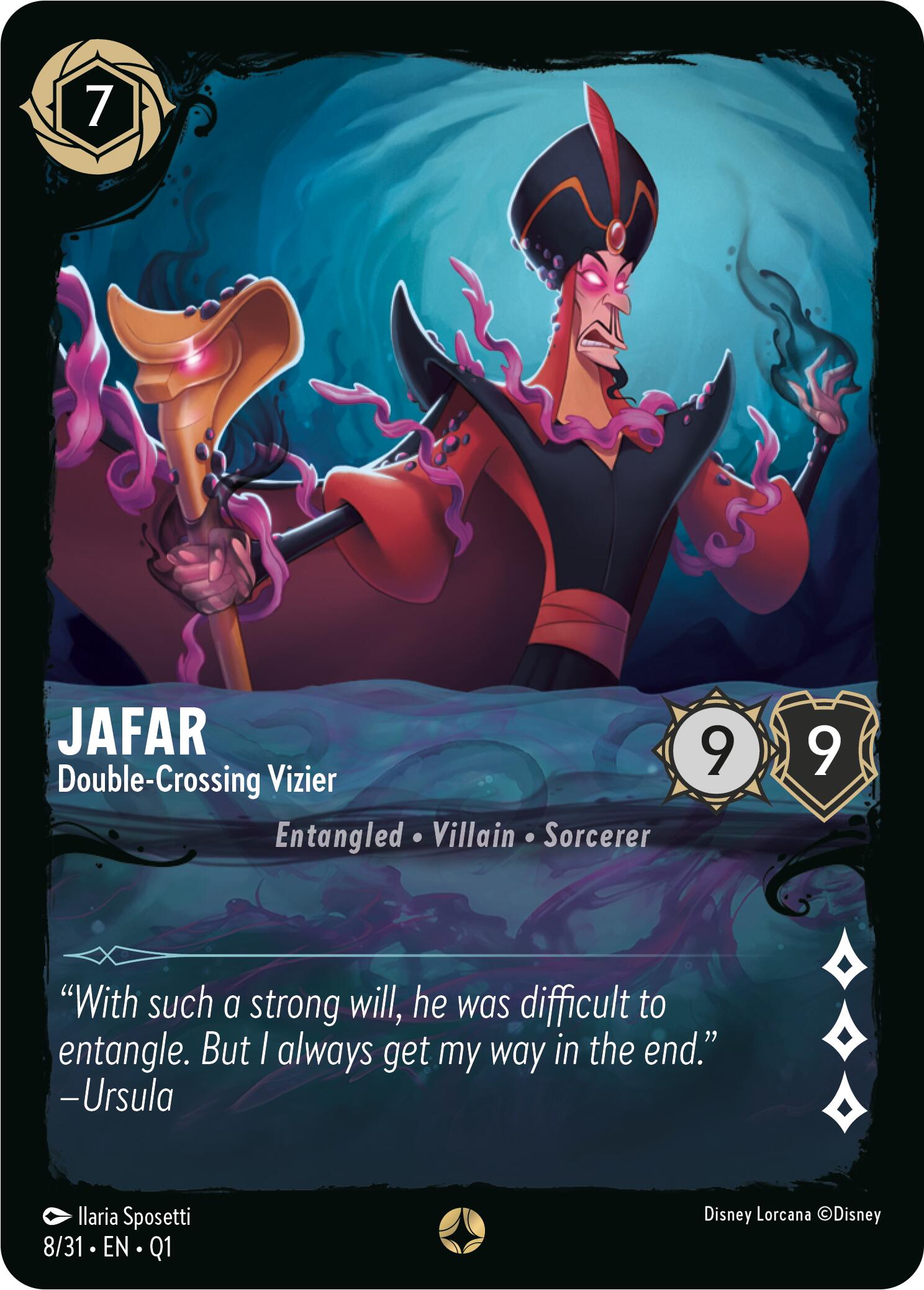 Jafar - Double-Crossing Vizier (8/31) [Illumineer's Quest: Deep Trouble] | Webway Games