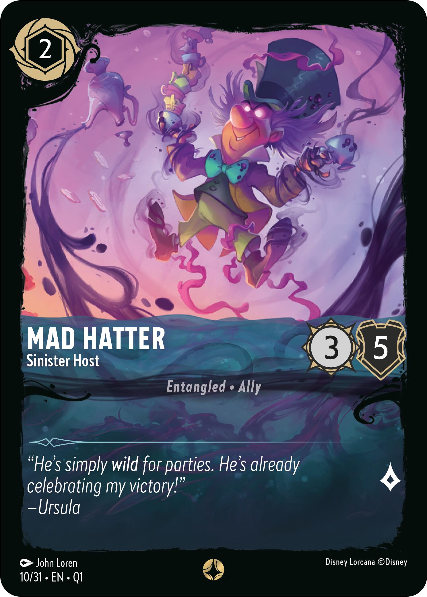 Mad Hatter - Sinister Host (10/31) [Illumineer's Quest: Deep Trouble] | Webway Games