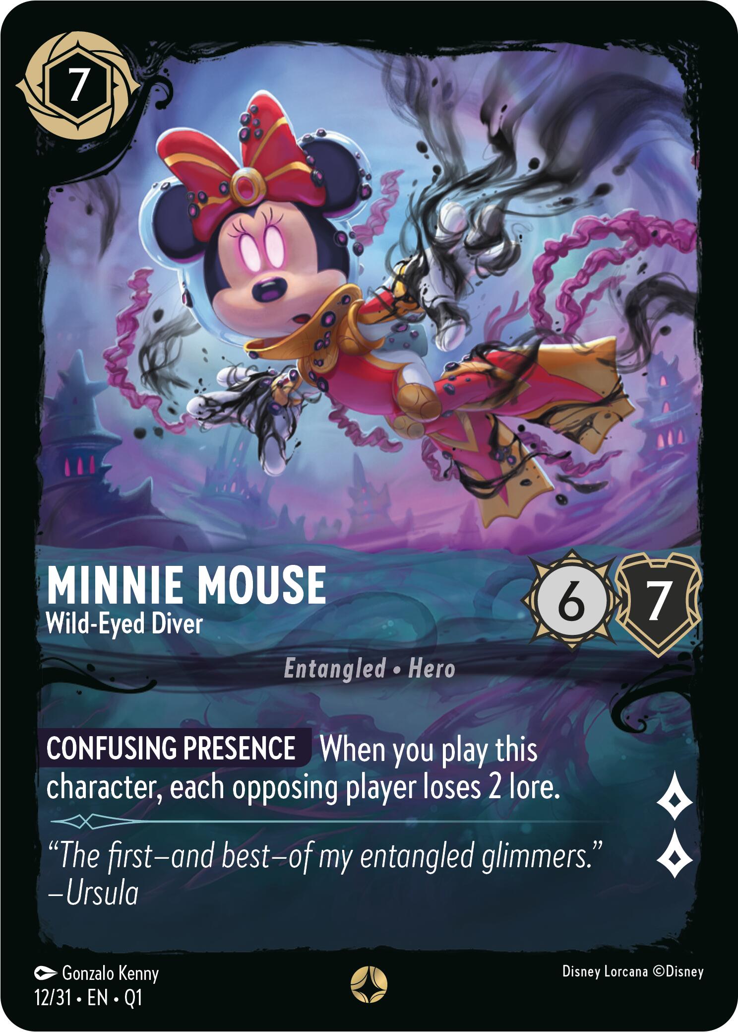 Minnie Mouse - Wild-Eyed Diver (12/31) [Illumineer's Quest: Deep Trouble] | Webway Games