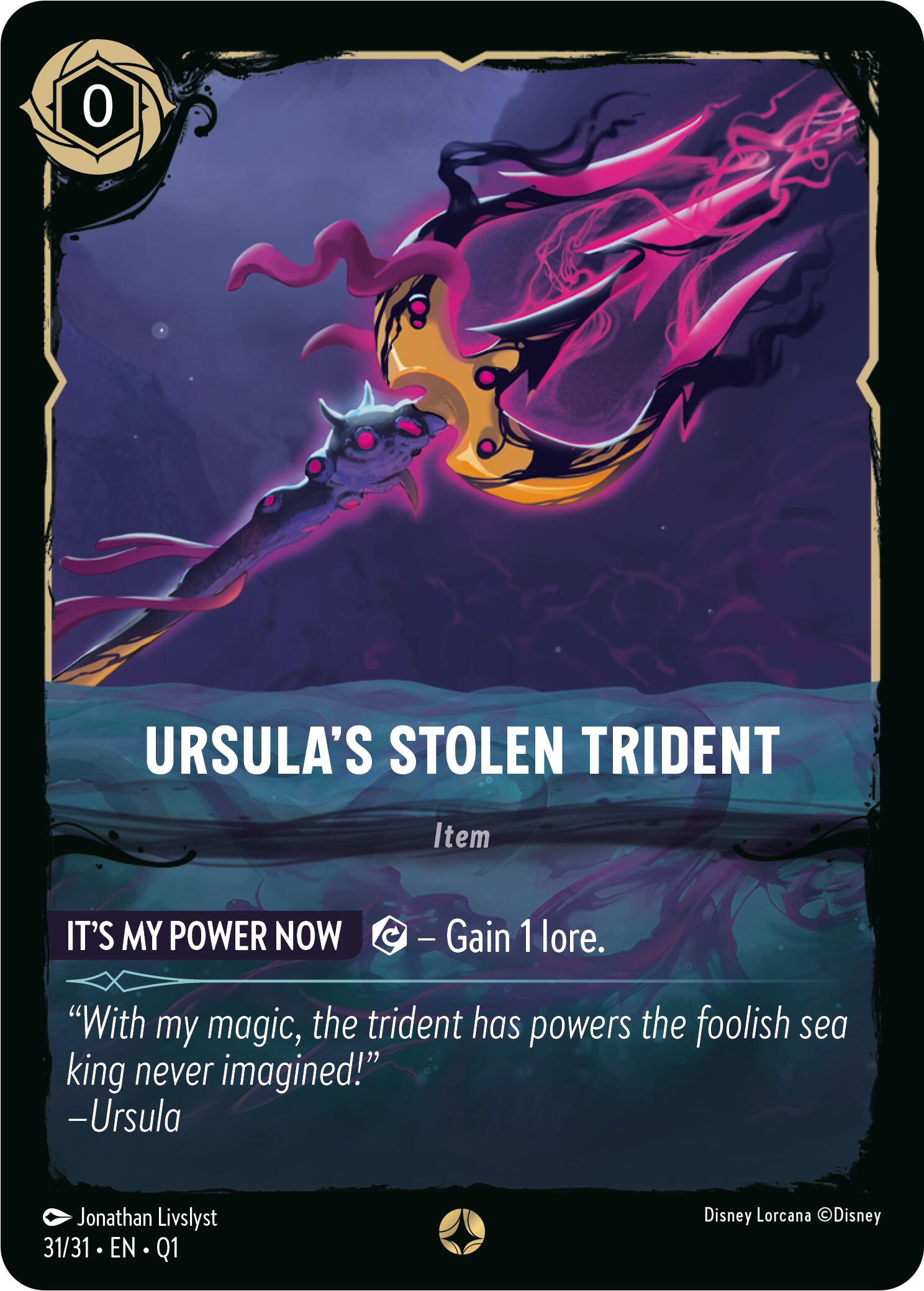 Ursula's Stolen Trident (31/31) [Illumineer's Quest: Deep Trouble] | Webway Games