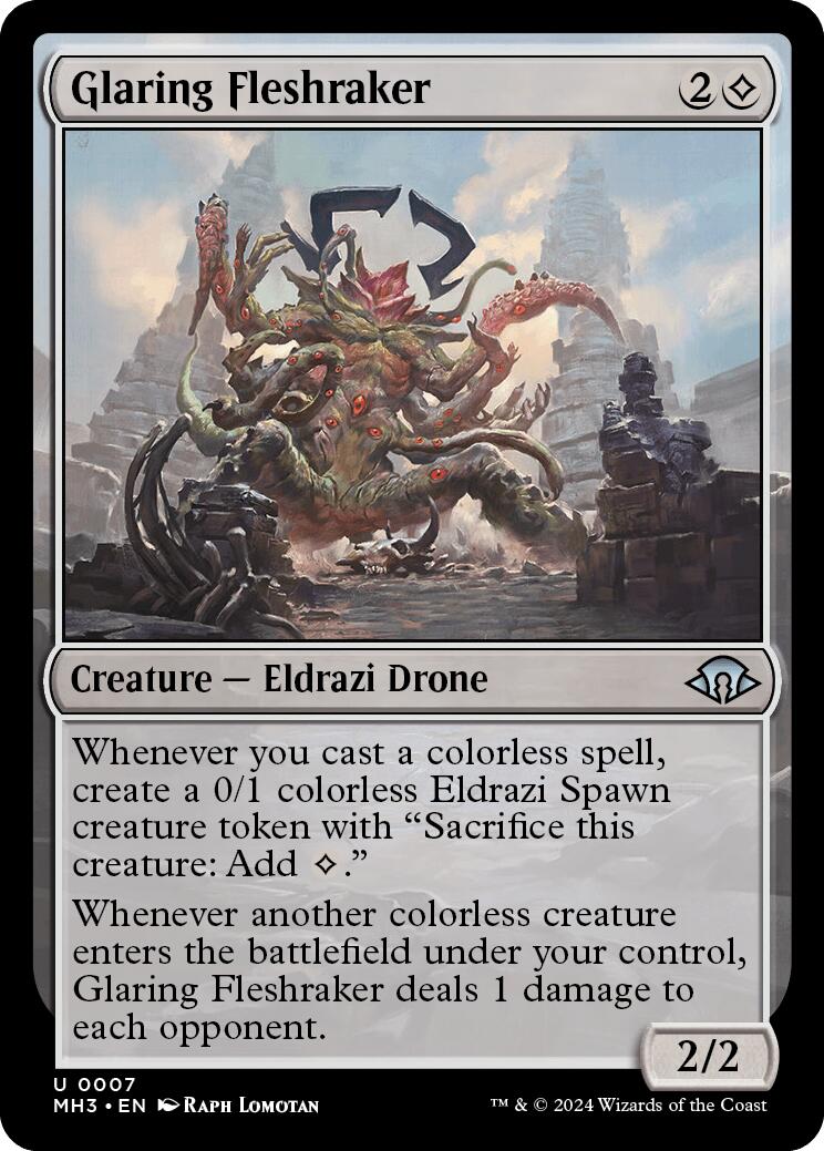 Glaring Fleshraker [Modern Horizons 3] | Webway Games