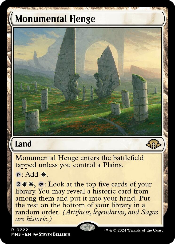 Monumental Henge [Modern Horizons 3] | Webway Games