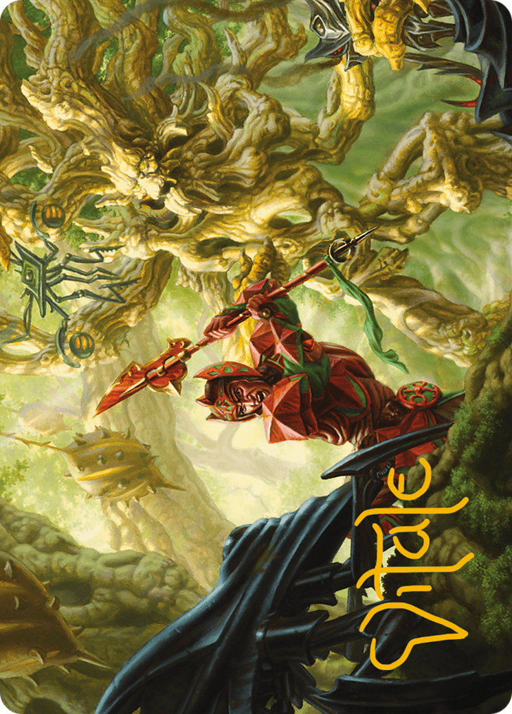 Collective Resistance Art Card (Gold-Stamped Signature) [Modern Horizons 3 Art Series] | Webway Games