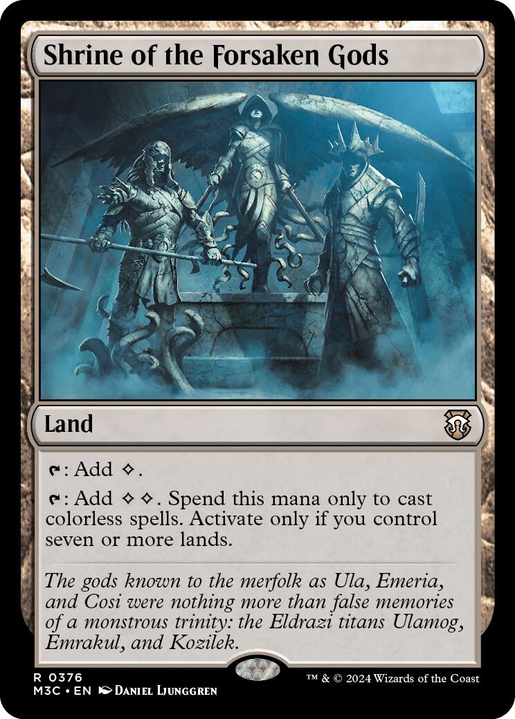 Shrine of the Forsaken Gods [Modern Horizons 3 Commander] | Webway Games