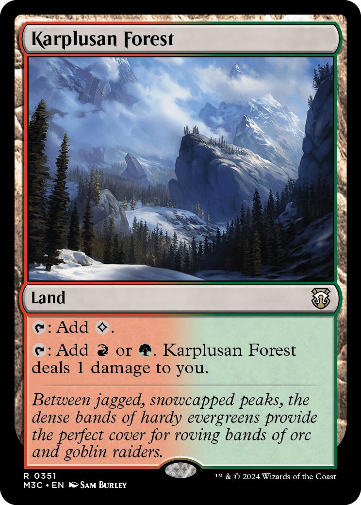 Karplusan Forest [Modern Horizons 3 Commander] | Webway Games
