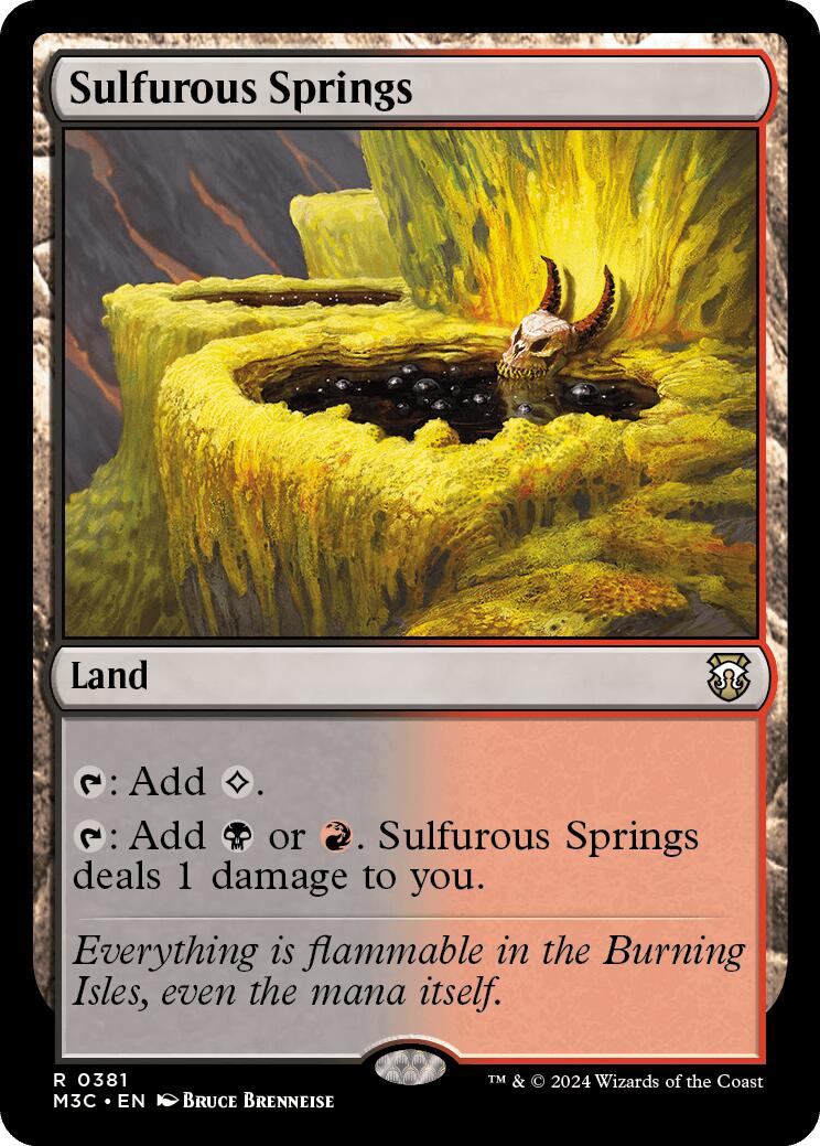 Sulfurous Springs [Modern Horizons 3 Commander] | Webway Games