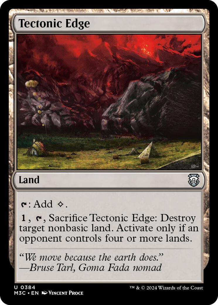 Tectonic Edge [Modern Horizons 3 Commander] | Webway Games