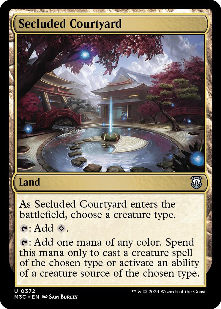 Secluded Courtyard [Modern Horizons 3 Commander] | Webway Games