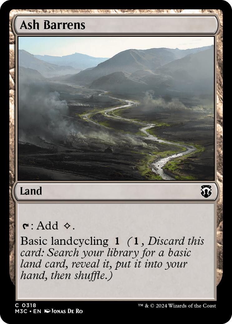 Ash Barrens [Modern Horizons 3 Commander] | Webway Games