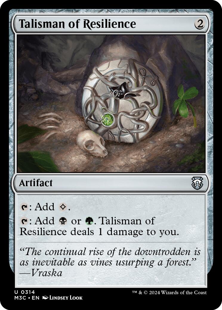 Talisman of Resilience [Modern Horizons 3 Commander] | Webway Games