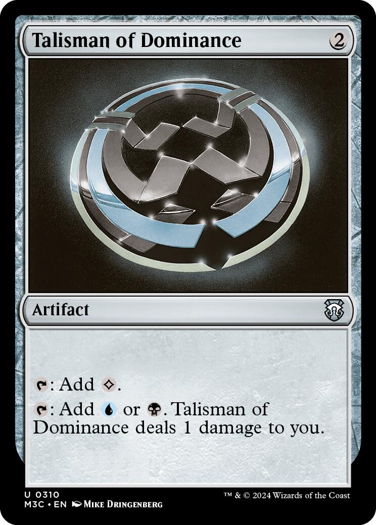 Talisman of Dominance [Modern Horizons 3 Commander] | Webway Games