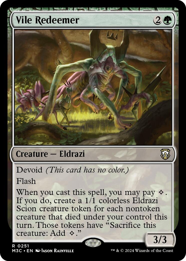 Vile Redeemer [Modern Horizons 3 Commander] | Webway Games