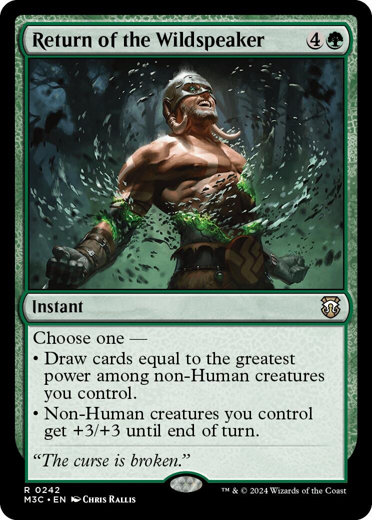 Return of the Wildspeaker [Modern Horizons 3 Commander] | Webway Games