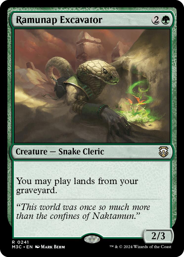 Ramunap Excavator [Modern Horizons 3 Commander] | Webway Games