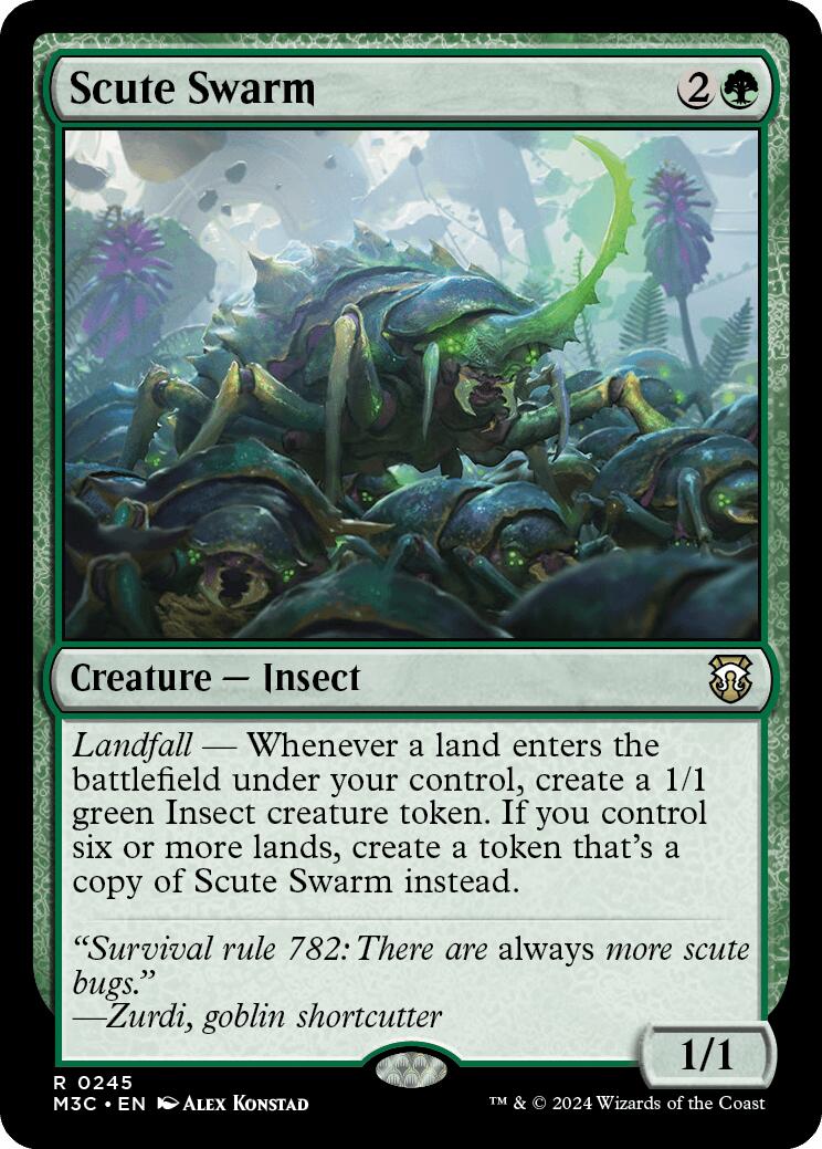 Scute Swarm [Modern Horizons 3 Commander] | Webway Games