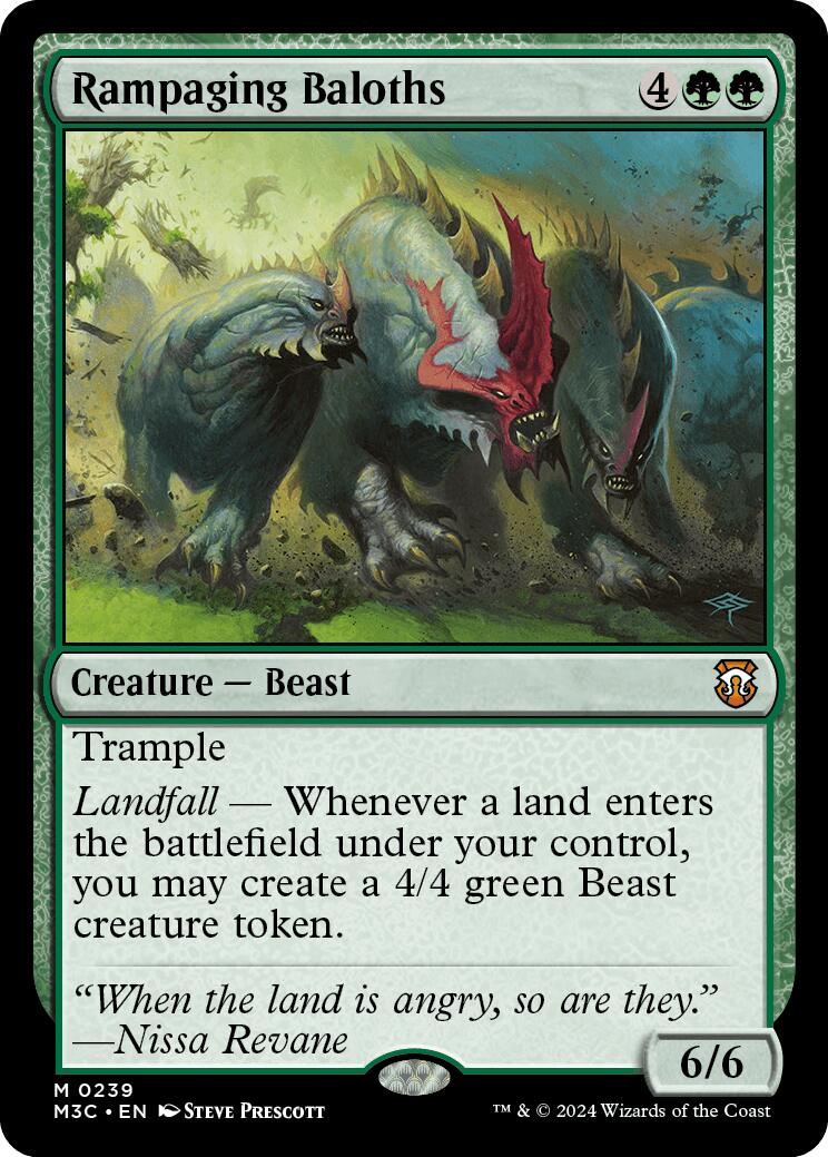 Rampaging Baloths [Modern Horizons 3 Commander] | Webway Games