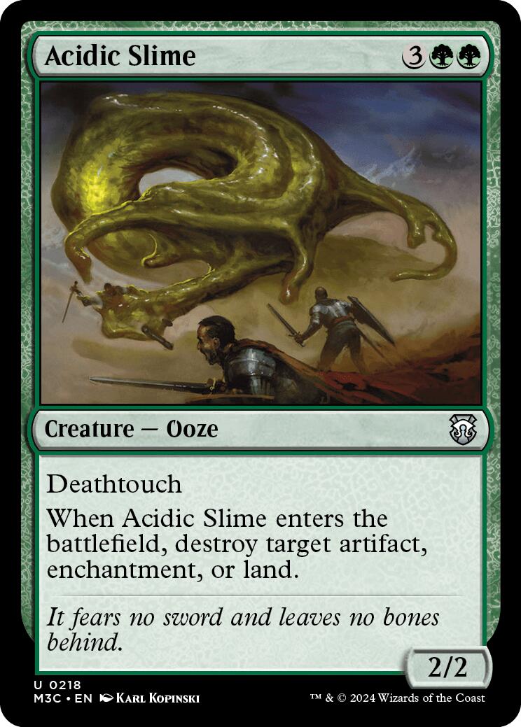 Acidic Slime [Modern Horizons 3 Commander] | Webway Games