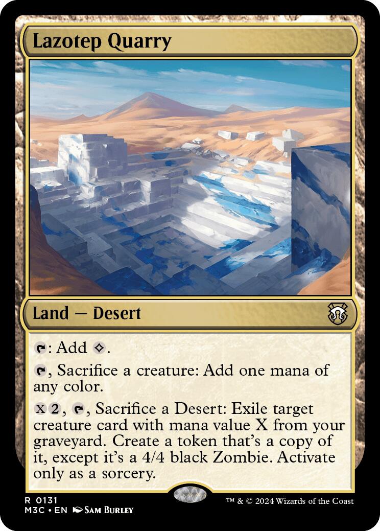 Lazotep Quarry [Modern Horizons 3 Commander] | Webway Games