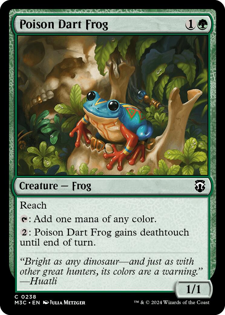 Poison Dart Frog [Modern Horizons 3 Commander] | Webway Games