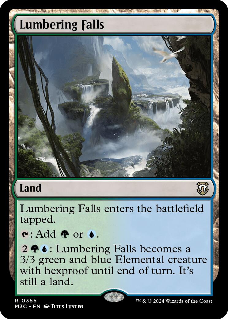 Lumbering Falls [Modern Horizons 3 Commander] | Webway Games