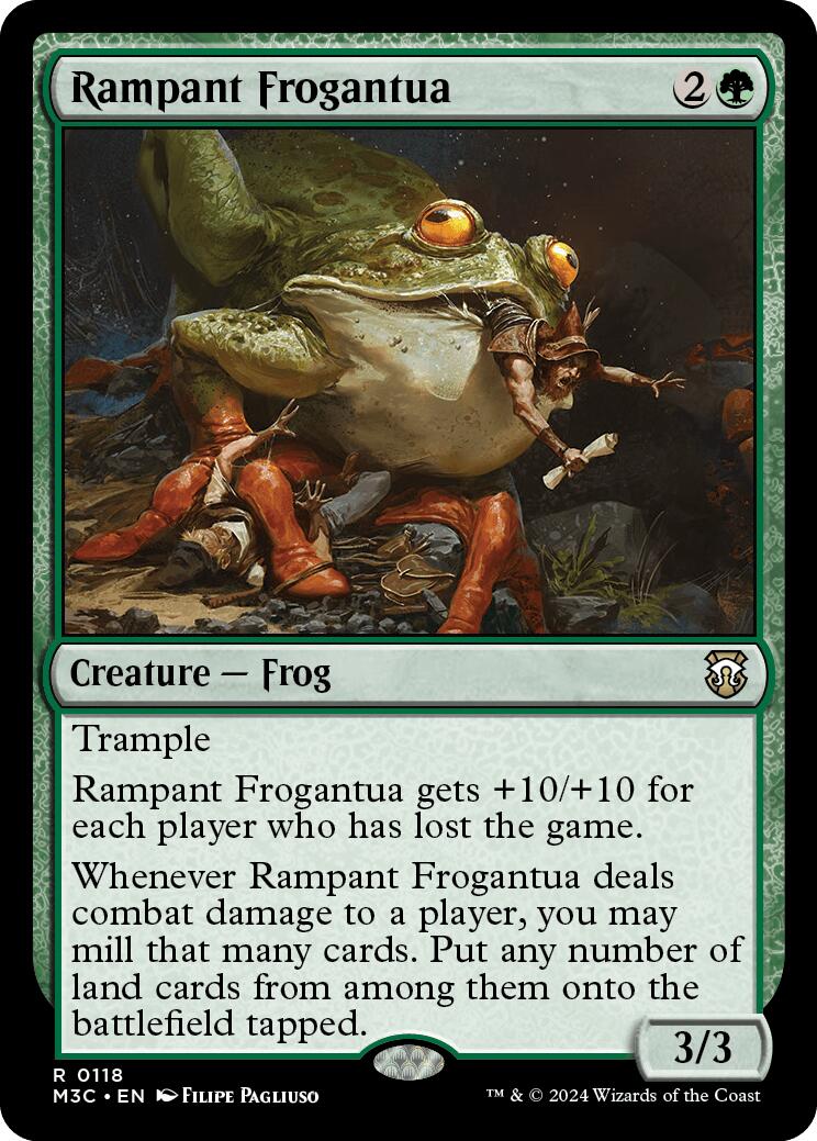 Rampant Frogantua [Modern Horizons 3 Commander] | Webway Games