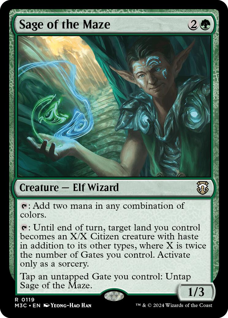 Sage of the Maze [Modern Horizons 3 Commander] | Webway Games