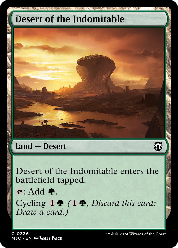 Desert of the Indomitable [Modern Horizons 3 Commander] | Webway Games