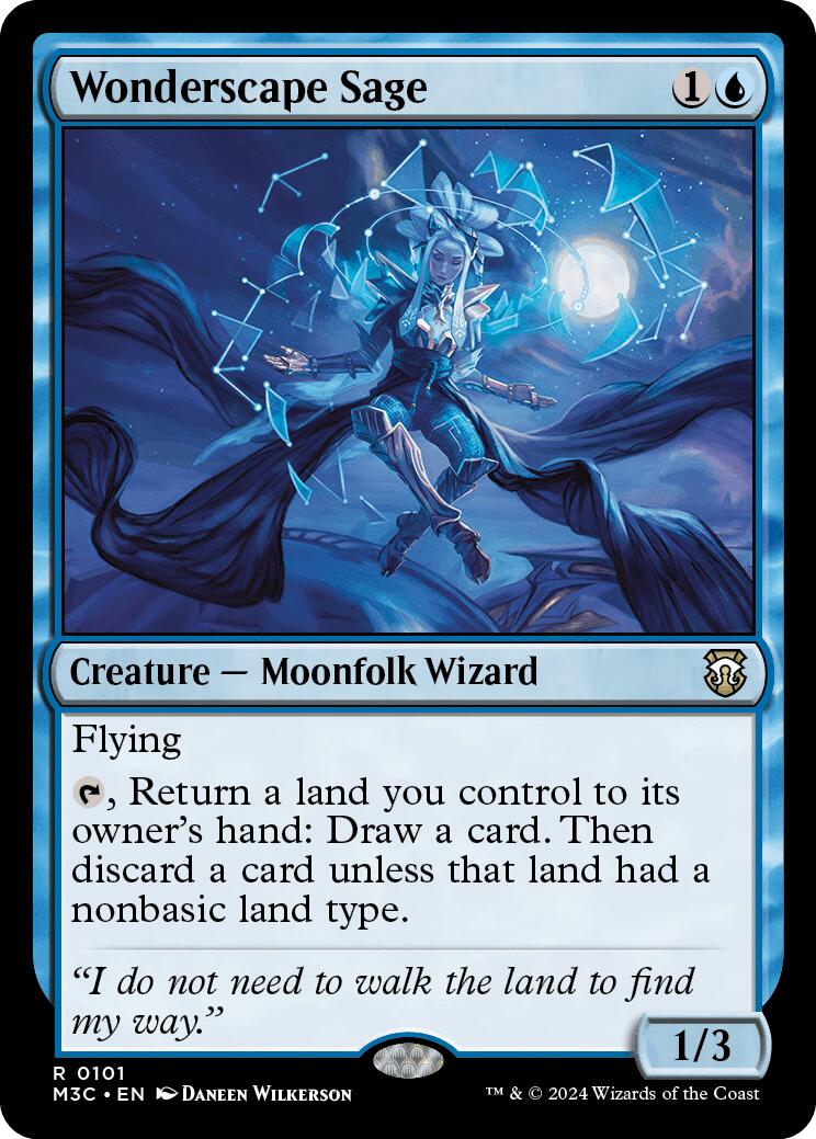 Wonderscape Sage [Modern Horizons 3 Commander] | Webway Games