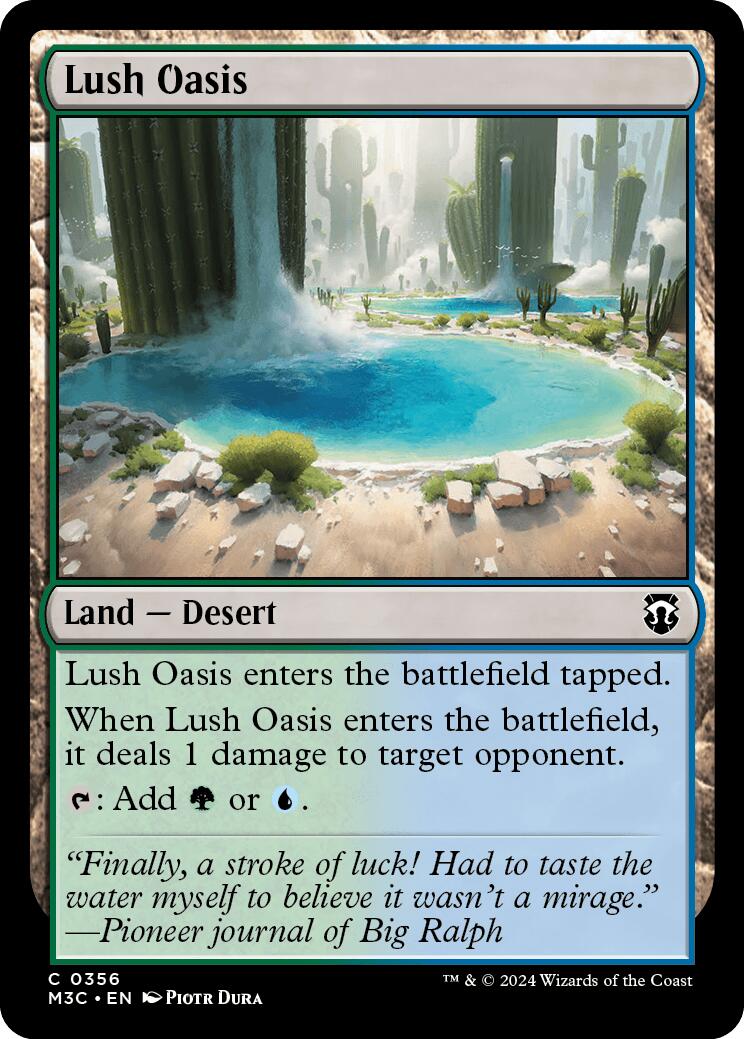 Lush Oasis [Modern Horizons 3 Commander] | Webway Games