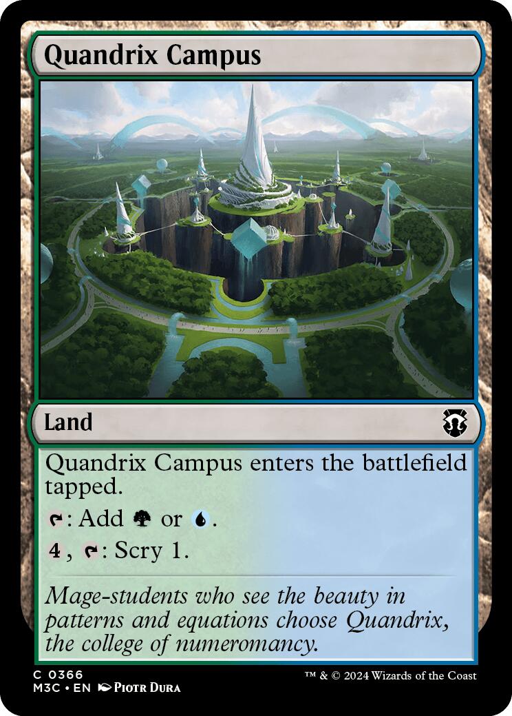 Quandrix Campus [Modern Horizons 3 Commander] | Webway Games