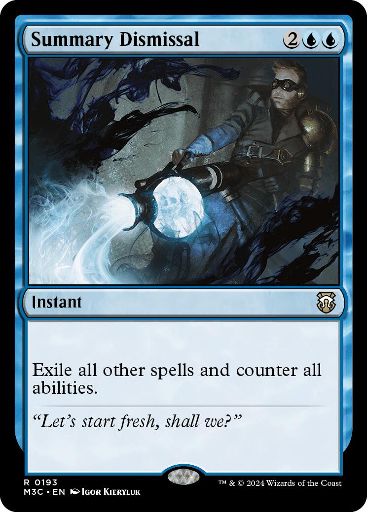 Summary Dismissal [Modern Horizons 3 Commander] | Webway Games