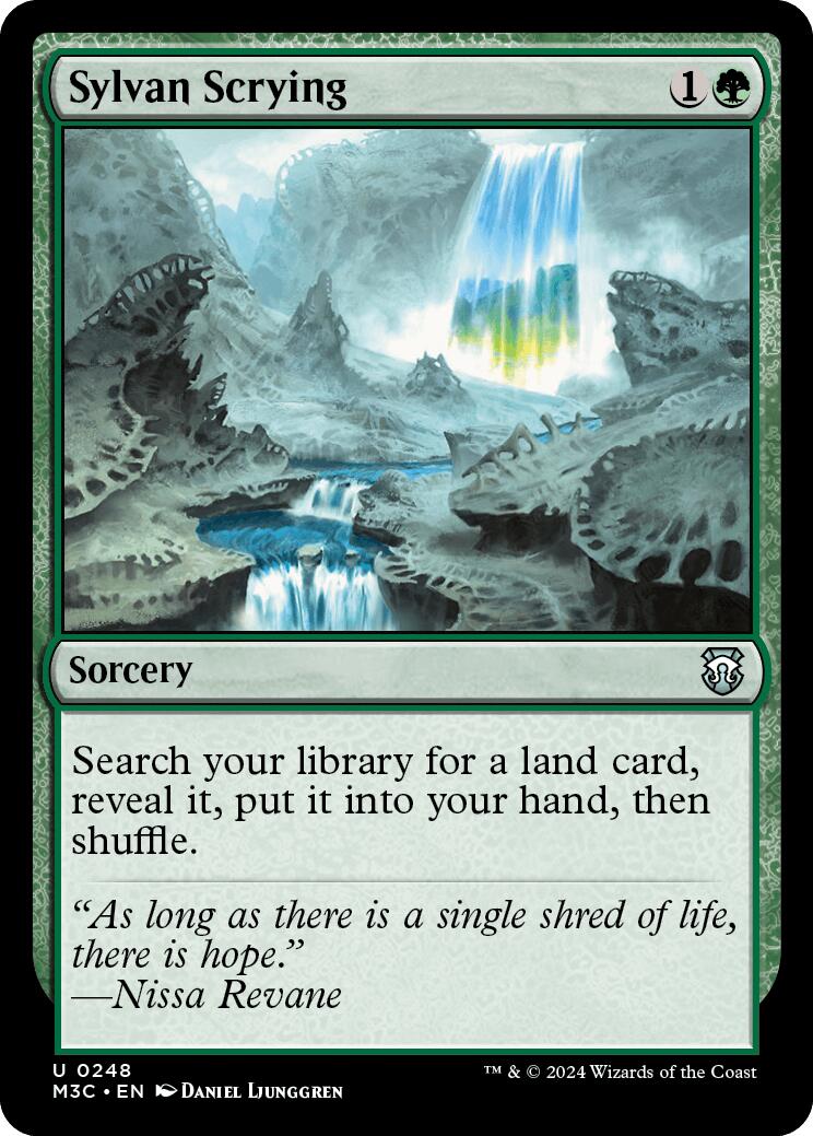 Sylvan Scrying [Modern Horizons 3 Commander] | Webway Games