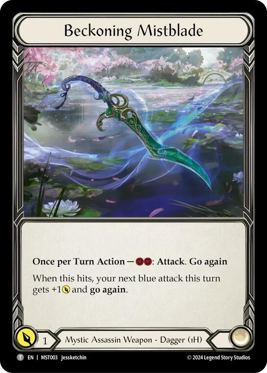 Beckoning Mistblade // Tiger Taming Khakkara [MST003//MST159] (Part the Mistveil) | Webway Games