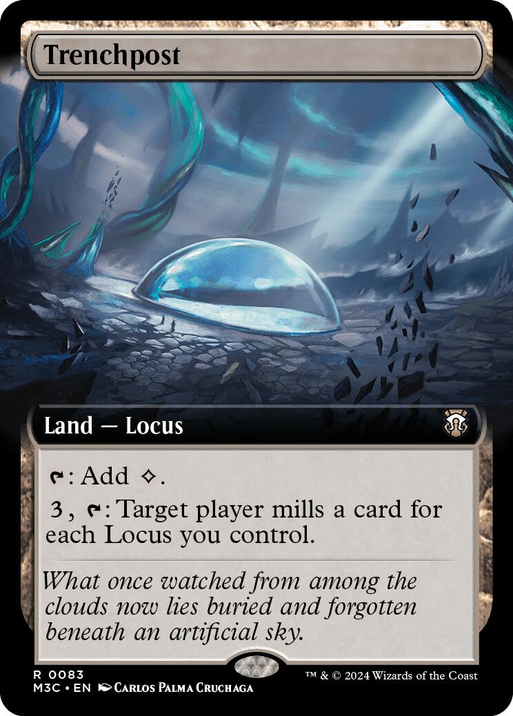 Trenchpost (Extended Art) [Modern Horizons 3 Commander] | Webway Games