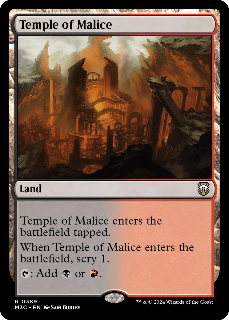 Temple of Malice [Modern Horizons 3 Commander] | Webway Games