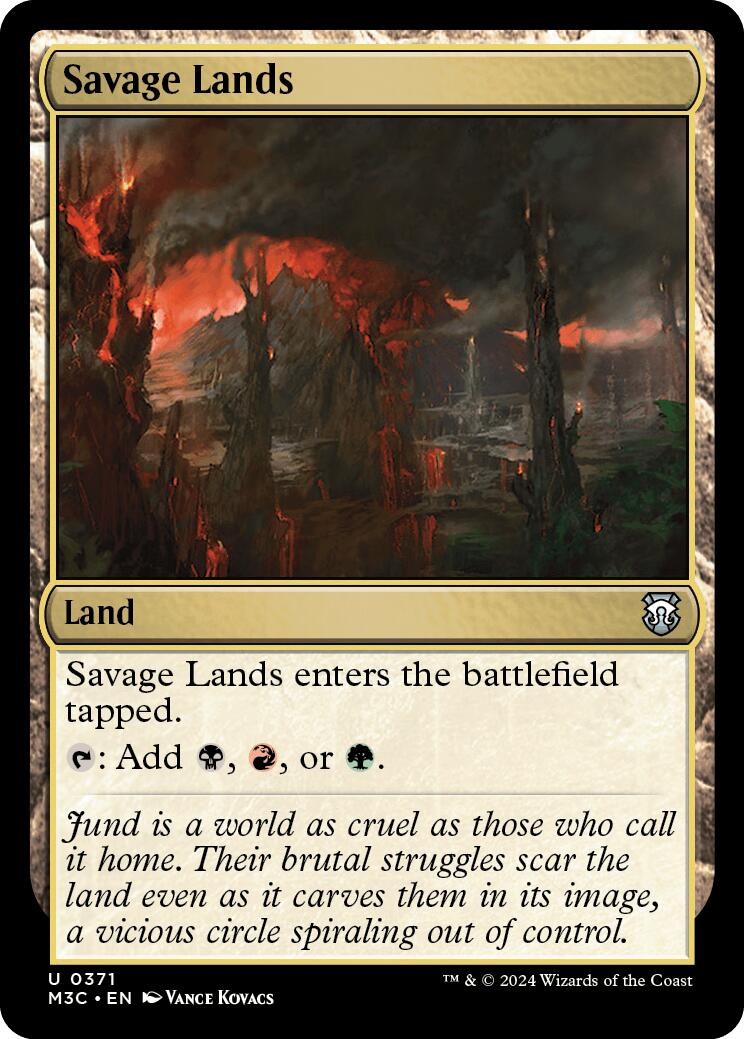 Savage Lands [Modern Horizons 3 Commander] | Webway Games