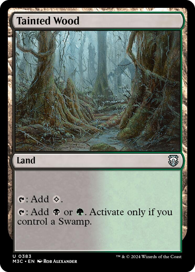 Tainted Wood [Modern Horizons 3 Commander] | Webway Games