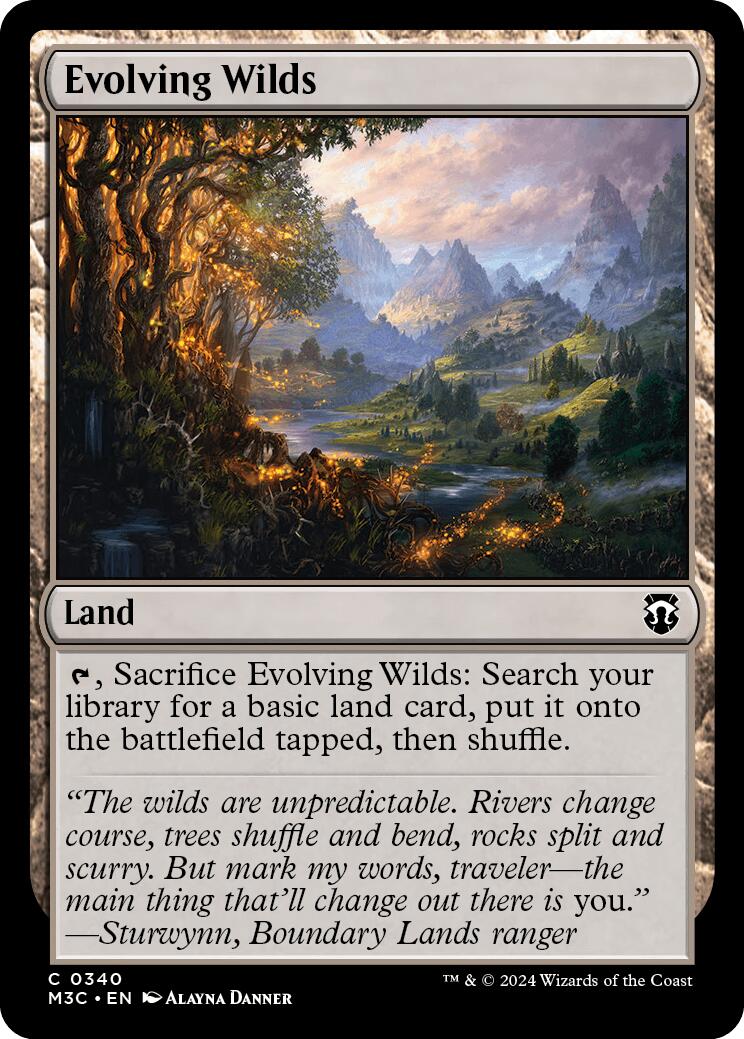 Evolving Wilds [Modern Horizons 3 Commander] | Webway Games