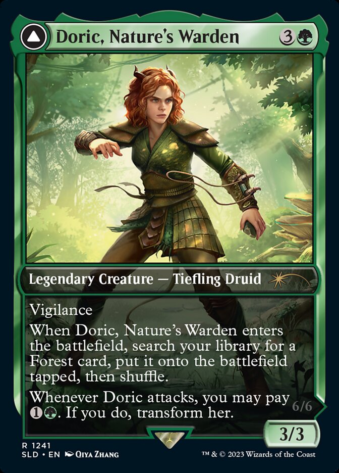 Doric, Nature's Warden // Doric, Owlbear Avenger [Secret Lair Drop Series] | Webway Games