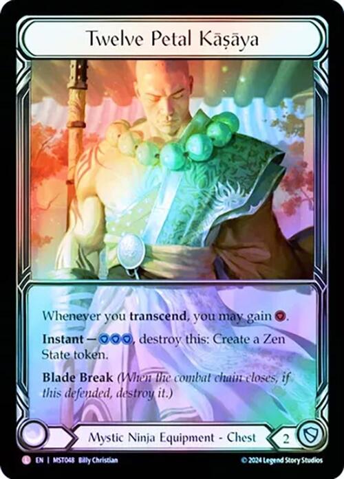 Twelve Petal Kasaya (Extended Art) [MST048] (Part the Mistveil)  Cold Foil | Webway Games