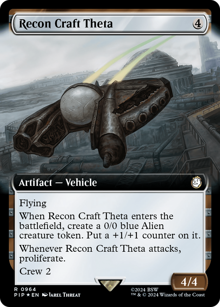 Recon Craft Theta (Extended Art) (Surge Foil) [Fallout] | Webway Games