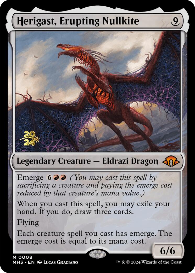 Herigast, Erupting Nullkite [Modern Horizons 3 Prerelease Promos] | Webway Games