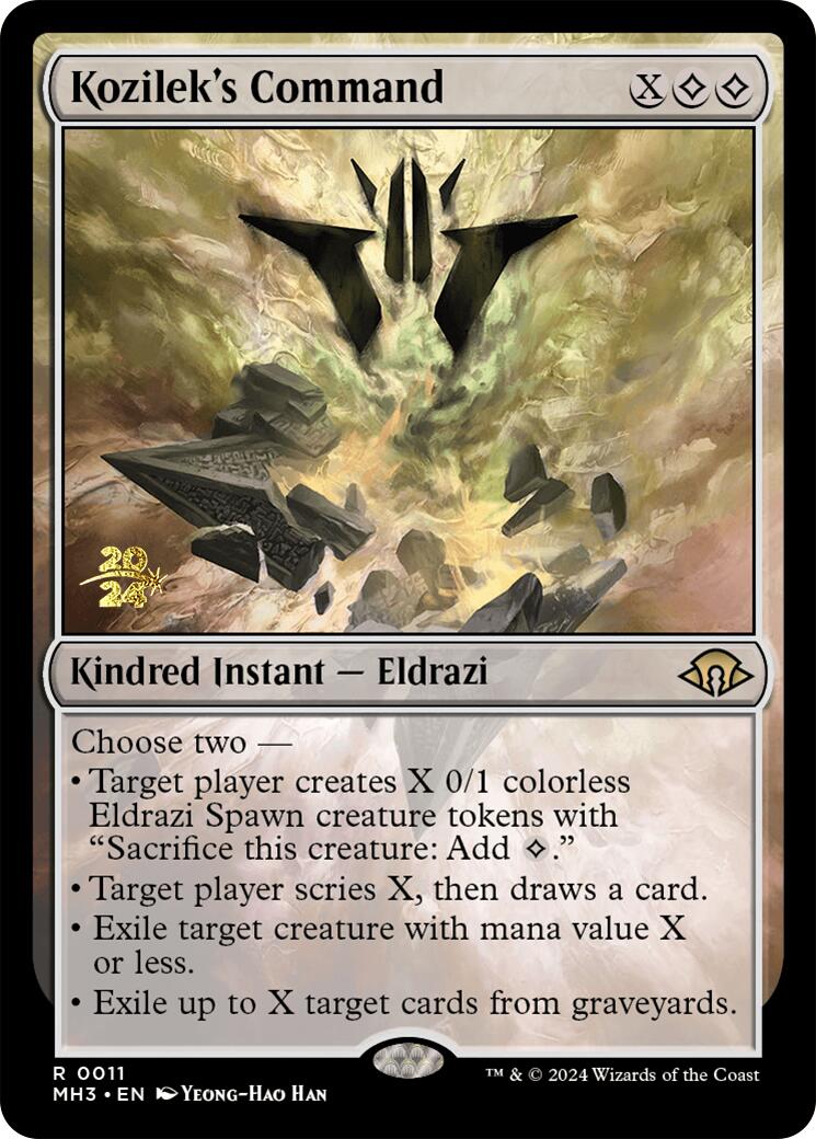 Kozilek's Command [Modern Horizons 3 Prerelease Promos] | Webway Games
