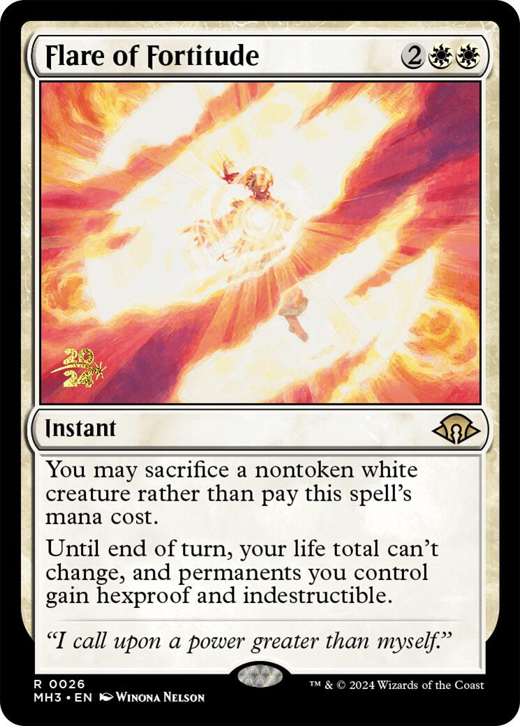 Flare of Fortitude [Modern Horizons 3 Prerelease Promos] | Webway Games