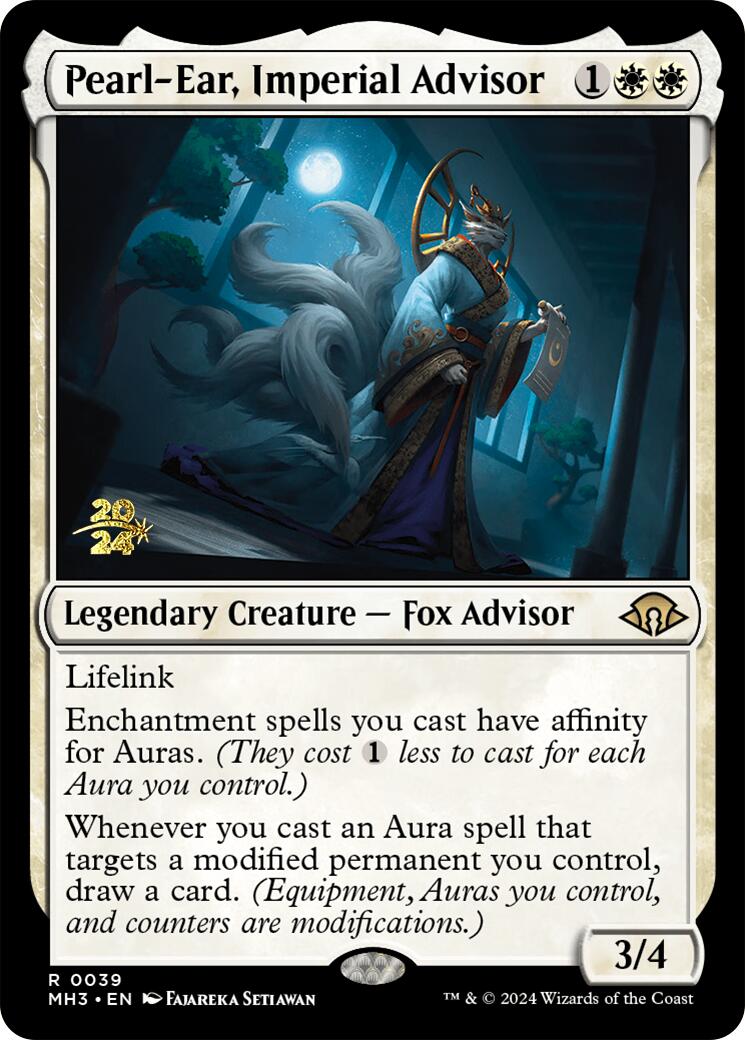 Pearl-Ear, Imperial Advisor [Modern Horizons 3 Prerelease Promos] | Webway Games