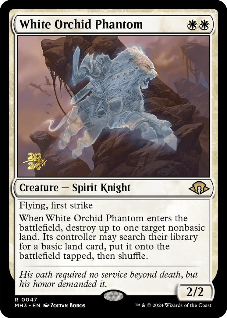 White Orchid Phantom [Modern Horizons 3 Prerelease Promos] | Webway Games